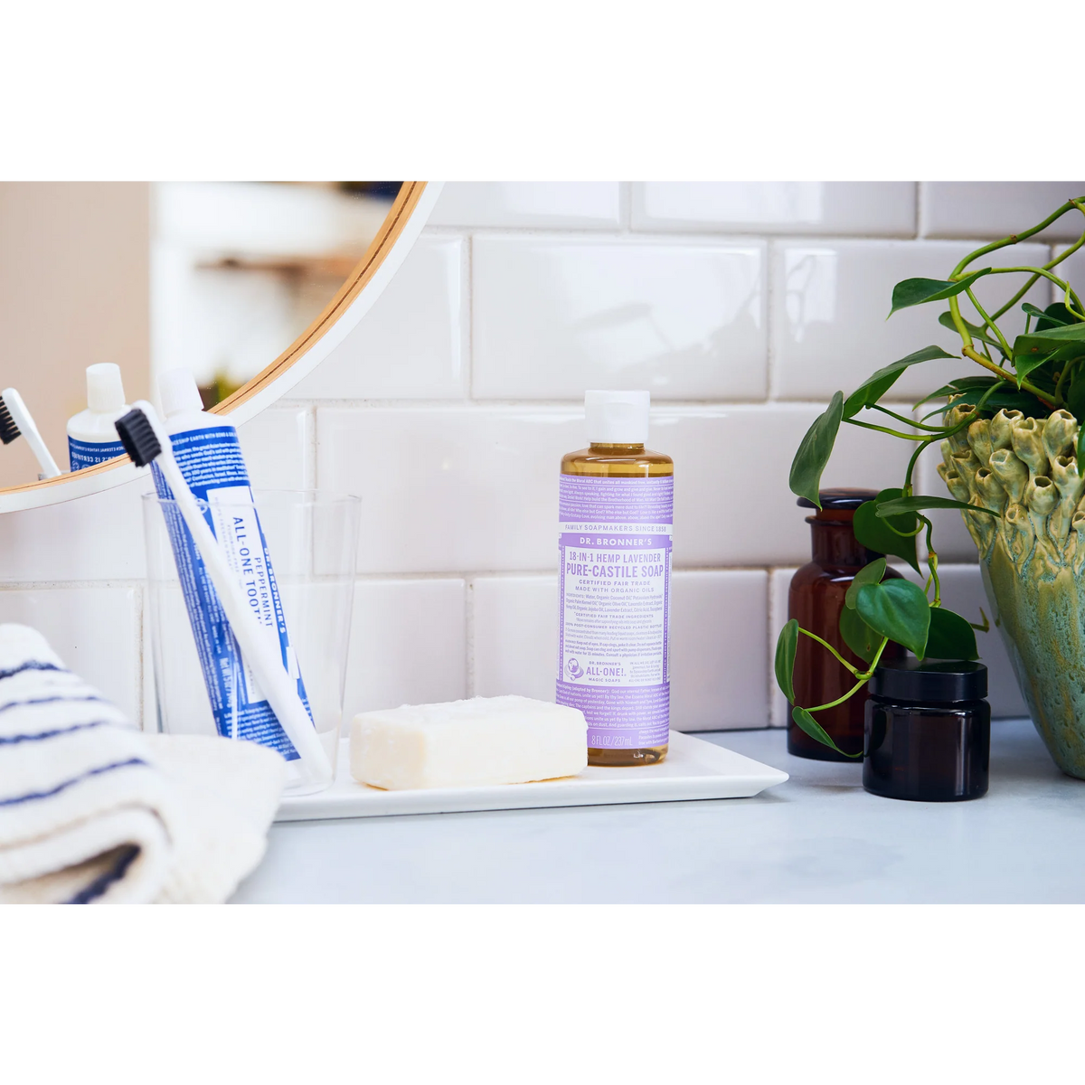 Pure Castile Liquid Soap - 475ml Dr Bronner&