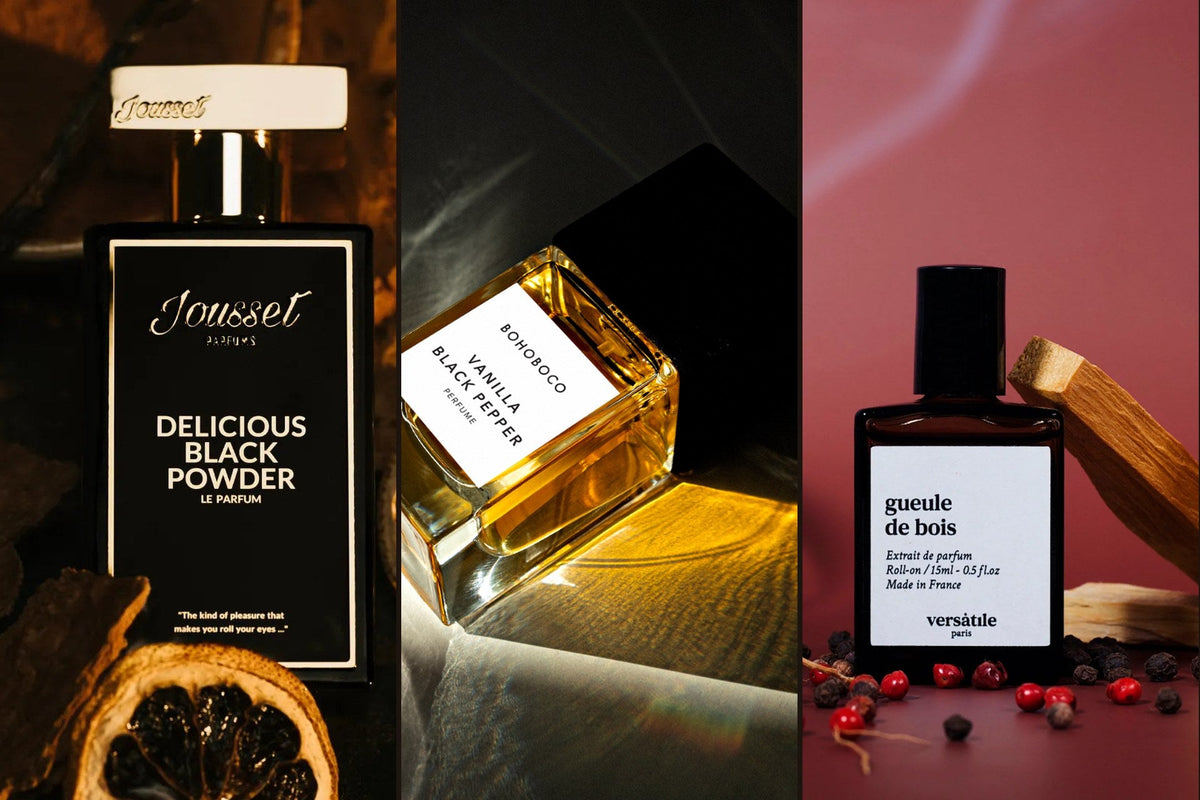 Delicious Black Powder, Vanilla Black Pepper y Gueule de Bois: perfumes para tu primer perfume nicho