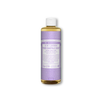 Pure Castile Liquid Soap - 475ml Dr Bronner&