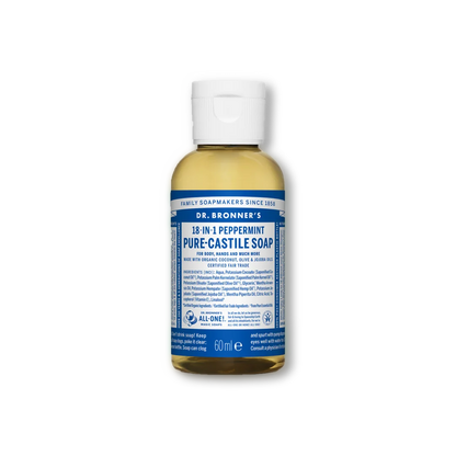 Pure Castile Liquid Soap - 60ml Dr Bronner&