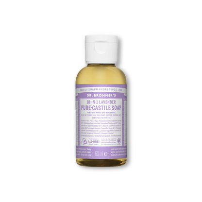 Pure Castile Liquid Soap - 60ml Dr Bronner&