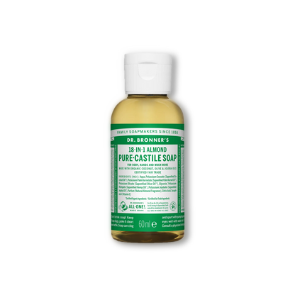 Pure Castile Liquid Soap - 60ml Dr Bronner&