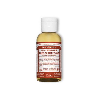 Pure Castile Liquid Soap - 60ml Dr Bronner&