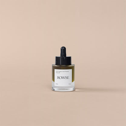 Hemp Oil - 100% Organic Cold-Pressed Rowse
